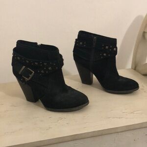 Julianne Hough for Sole society Leather Studded Booties